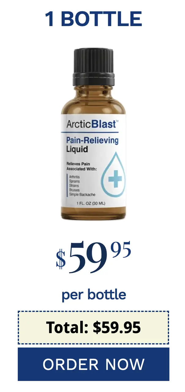 Arctic Blast one bottle Relief Supplement